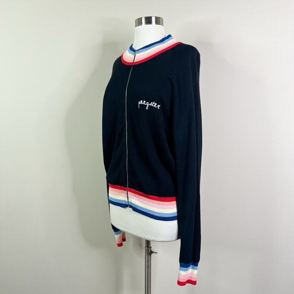 Spiritual Gangster | Madeleine Thompson Love is Gangster Rainbow Zip Up Jacket L - Picture 4 of 8